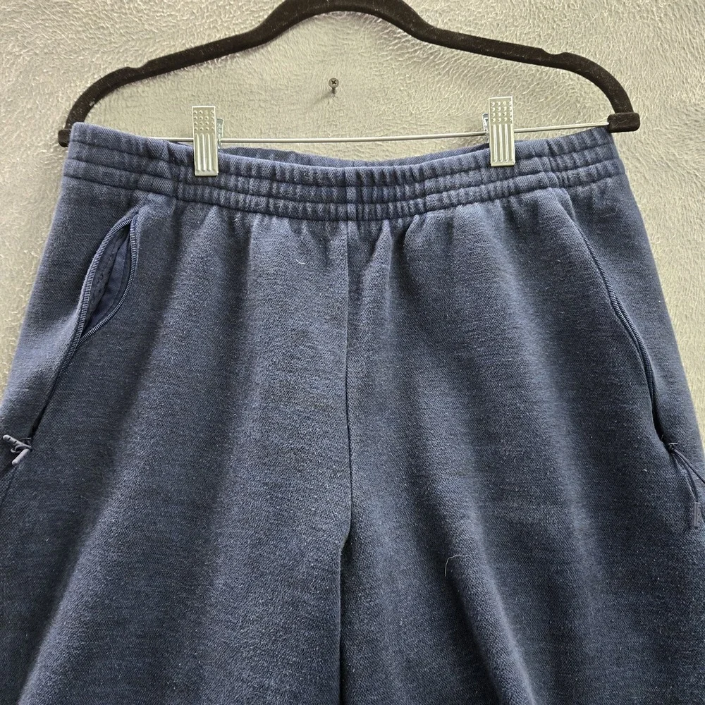 Adidas‎ Women Activewear Pants L Blue Sweatpants Logo 24
